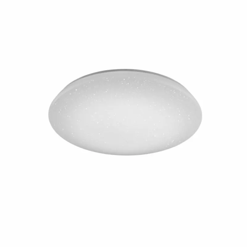 Luminaires Trio Plafonnier Trio Leuchten WiZ CHARLY LED Blanc, 1 lumière, Télécommandes, Changeur de couleurs