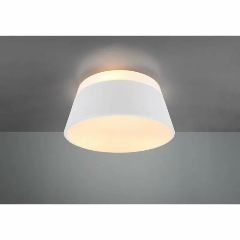 Luminaires Rustiques-Luminaires Trio Plafonnier Trio Leuchten BARONESS Blanc, 3 lumières