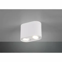 Luminaires Trio Plafonnier Trio Leuchten COOKIE Blanc, 2 lumières* Plafonniers