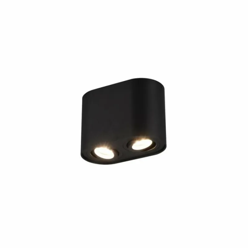 Luminaires Trio Plafonnier Trio Leuchten COOKIE Noir, 2 lumières* Plafonniers