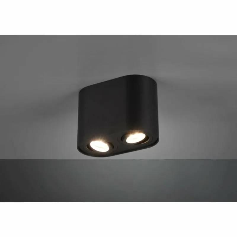 Luminaires Trio Plafonnier Trio Leuchten COOKIE Noir, 2 lumières* Plafonniers
