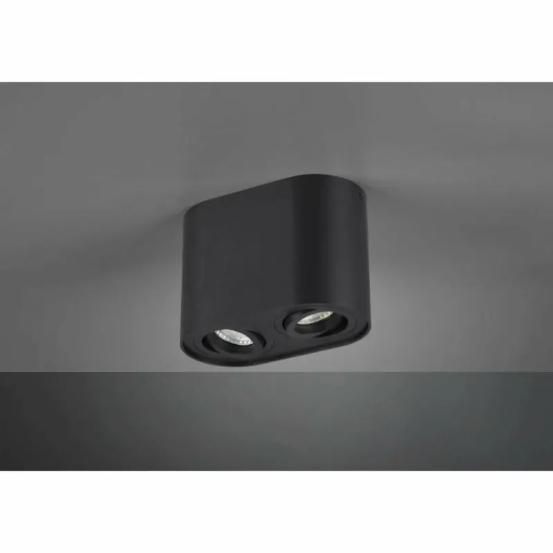 Luminaires Trio Plafonnier Trio Leuchten COOKIE Noir, 2 lumières* Plafonniers