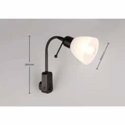 Luminaires Trio Plafonnier Trio LIGARA Noir, 1 lumière* Spots Et Projecteurs