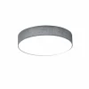 Lampes En Tissu-Luminaires Trio Plafonnier Trio LUGANO LED Gris, 1 lumière