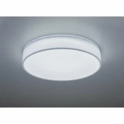 Lampes En Tissu-Luminaires Trio Plafonnier Trio LUGANO LED Blanc, 1 lumière, Télécommandes