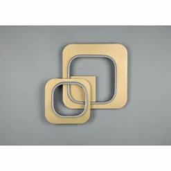 Lampes Dorées-Luminaires Trio Plafonnier Trio Lugo LED Noir doré, 1 lumière