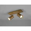 Luminaires Trio Plafonnier Trio Marley Vieux laiton, 2 lumières* Spots Et Projecteurs