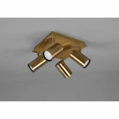 Luminaires Trio Plafonnier Trio Marley Vieux laiton, 4 lumières* Spots Et Projecteurs