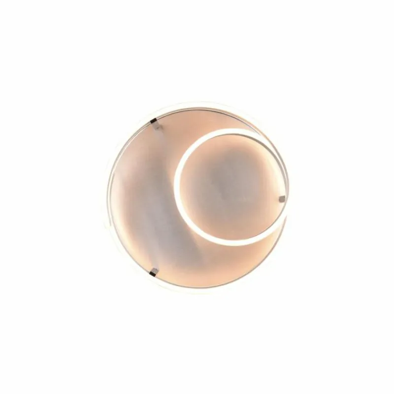 Luminaires Trio Plafonnier Trio Marnie LED Aluminium brossé, 1 lumière* Éclairage Led