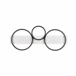 Lampes En Bois-Luminaires Trio Plafonnier Trio Medera LED Noir, Blanc, 1 lumière