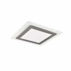 Luminaires Trio Plafonnier Trio MORGAN LED Nickel mat, 1 lumière, Télécommandes* Éclairage Led