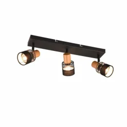 Luminaires Trio Plafonnier Trio NANDINI Noir, 3 lumières* Spots Et Projecteurs