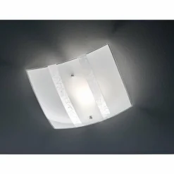 Luminaires Trio Plafonnier Trio NIKOSIA Argenté, 1 lumière