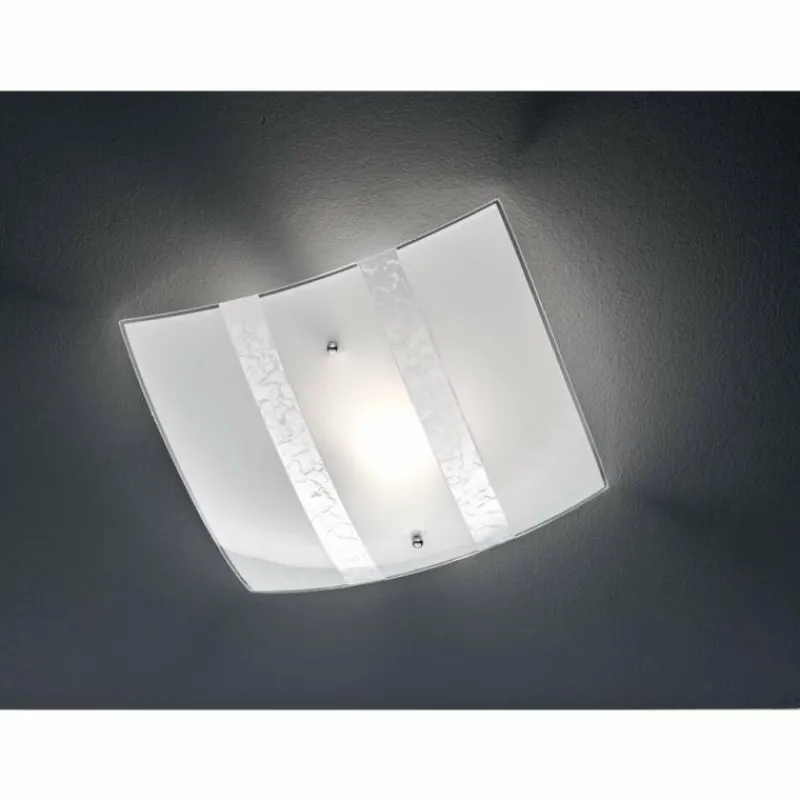 Luminaires Trio Plafonnier Trio NIKOSIA Argenté, 1 lumière