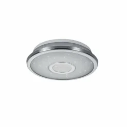 Luminaires Rustiques-Luminaires Trio Plafonnier Trio OSAKA LED Chrome, 1 lumière