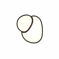 Luminaires Trio Plafonnier Trio RISE LED Noir, 1 lumière, Télécommandes* Éclairage Led