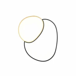 Lampes Dorées-Luminaires Trio Plafonnier Trio RISE LED Noir doré, 1 lumière, Télécommandes