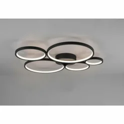 Luminaires Trio Plafonnier Trio Rondo LED Noir, 1 lumière* Éclairage Led