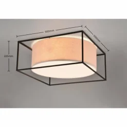 Luminaires Trio Plafonnier Trio Ross Noir, 3 lumières* Plafonniers