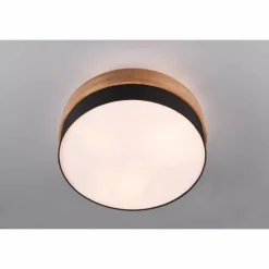 Lampes En Tissu-Luminaires Trio Plafonnier Trio Seasons Nickel mat, 3 lumières