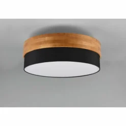 Lampes En Tissu-Luminaires Trio Plafonnier Trio Seasons Nickel mat, 3 lumières