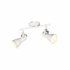 Luminaires Trio Plafonnier Trio Steam Ancien, Blanc, 2 lumières* Spots Et Projecteurs