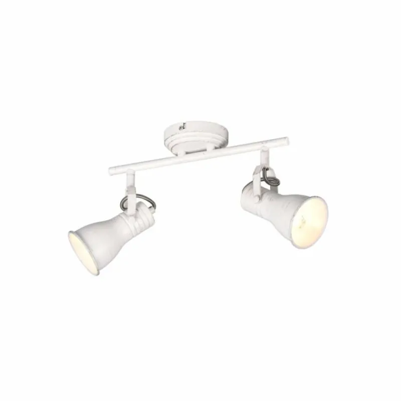 Luminaires Trio Plafonnier Trio Steam Ancien, Blanc, 2 lumières* Spots Et Projecteurs