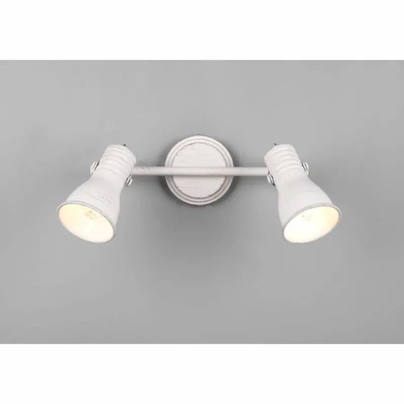 Luminaires Trio Plafonnier Trio Steam Ancien, Blanc, 2 lumières* Spots Et Projecteurs