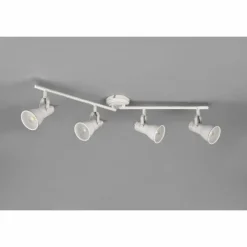 Lampes Vintages & Rétros-Luminaires Trio Plafonnier Trio Steam Ancien, Blanc, 4 lumières