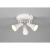 Luminaires Trio Plafonnier Trio Steam Ancien, Blanc, 3 lumières* Spots Et Projecteurs