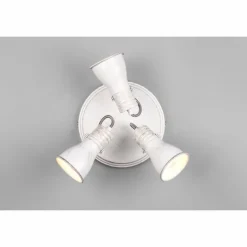 Luminaires Trio Plafonnier Trio Steam Ancien, Blanc, 3 lumières* Spots Et Projecteurs