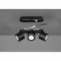 Luminaires Trio Plafonnier Trio Taurus LED Noir, 6 lumières* Éclairage Led