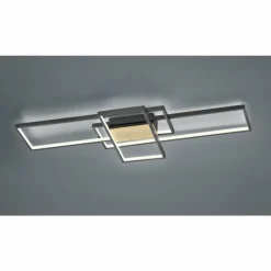 Luminaires Trio Plafonnier Trio Tucson LED Noir, 1 lumière* Éclairage Led