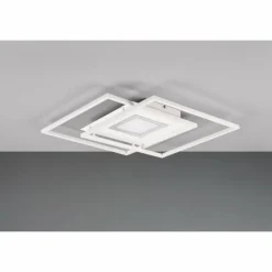 Luminaires Trio Plafonnier Trio Via LED Blanc, 1 lumière, Télécommandes* Éclairage Led