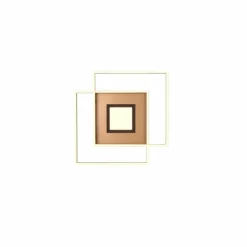 Lampes Dorées-Luminaires Trio Plafonnier Trio Via LED Or, Noir, 1 lumière, Télécommandes