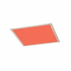 Luminaires Trio Plafonnier Trio WIZ GRIFFIN LED Nickel mat, 1 lumière, Télécommandes, Changeur de couleurs