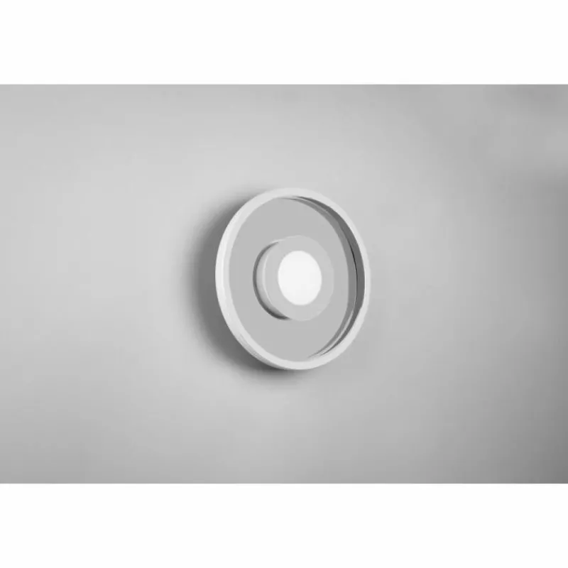 Luminaires Trio Plafonnier Trio-Leuchten Ascari LED Chrome, 1 lumière* Éclairage Led