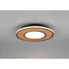 Lampes En Bois-Luminaires Trio Plafonnier Trio-Leuchten Deacon LED Brun, 1 lumière