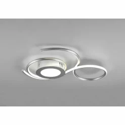 Luminaires Trio Plafonnier Trio-Leuchten Jive LED Nickel mat, 1 lumière, Télécommandes* Éclairage Led