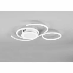 Luminaires Trio Plafonnier Trio-Leuchten Jive LED Blanc, 1 lumière, Télécommandes* Éclairage Led