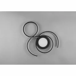 Luminaires Trio Plafonnier Trio-Leuchten Jive LED Noir, 1 lumière, Télécommandes* Éclairage Led