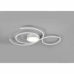 Luminaires Trio Plafonnier Trio-Leuchten Jive LED Blanc, 1 lumière, Télécommandes* Éclairage Led