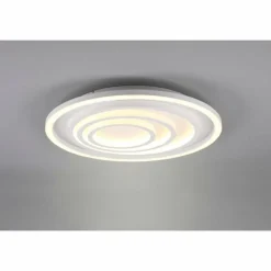 Luminaires Trio Plafonnier Trio-Leuchten Kagawa LED Blanc, 1 lumière, Télécommandes* Éclairage Led