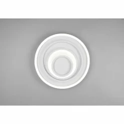 Luminaires Trio Plafonnier Trio-Leuchten Kagawa LED Blanc, 1 lumière, Télécommandes* Éclairage Led