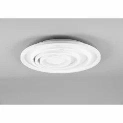 Luminaires Trio Plafonnier Trio-Leuchten Kagawa LED Blanc, 1 lumière, Télécommandes* Éclairage Led