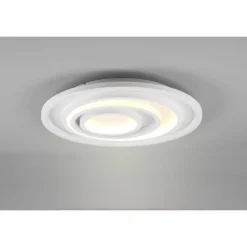 Luminaires Trio Plafonnier Trio-Leuchten Kagawa LED Blanc, 1 lumière, Télécommandes* Éclairage Led