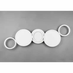 Luminaires Trio Plafonnier Trio-Leuchten Salsa LED Blanc, 1 lumière* Éclairage Led