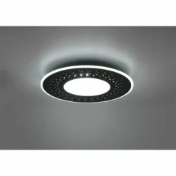 Luminaires Trio Plafonnier Trio-Leuchten Verus LED Noir, 1 lumière, Télécommandes* Éclairage Led