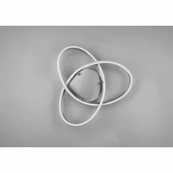 Luminaires Trio Plafonnier Trio-Leuchten Yara LED Nickel mat, 1 lumière* Éclairage Led