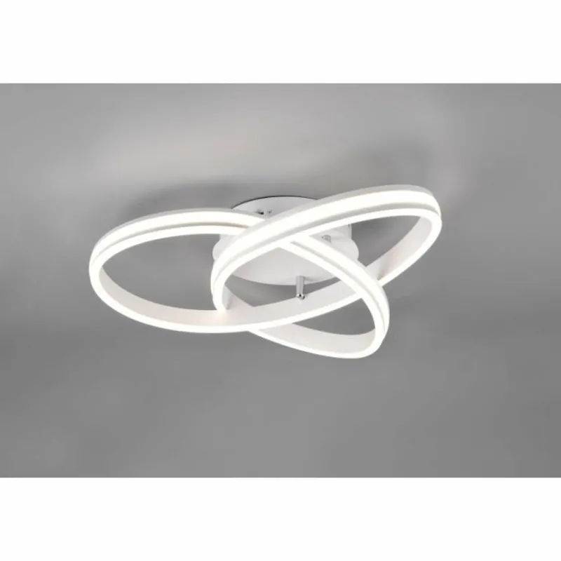 Luminaires Trio Plafonnier Trio-Leuchten Yara LED Blanc, 1 lumière* Éclairage Led